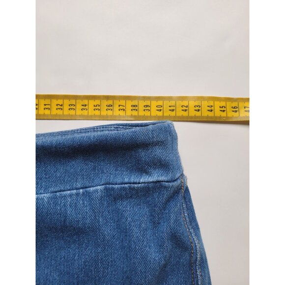 Lysse Shiloh Denim Palazzo Pants - Large Lagenlook Bohemian Hippie Travel Artsy - Picture 7 of 8